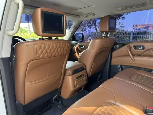 Infiniti QX80 Luxury 5.6L Petrol 2020 Model Year White Color Exterior 