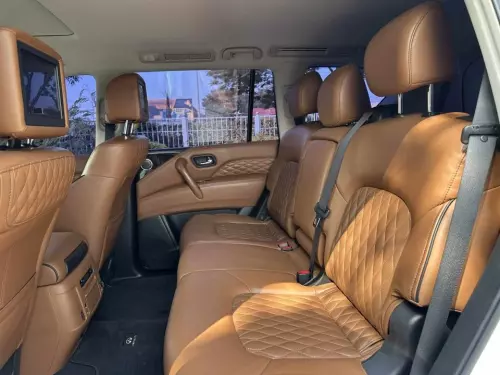 Infiniti QX80 Luxury 5.6L Petrol 2020 Model Year White Color Exterior 