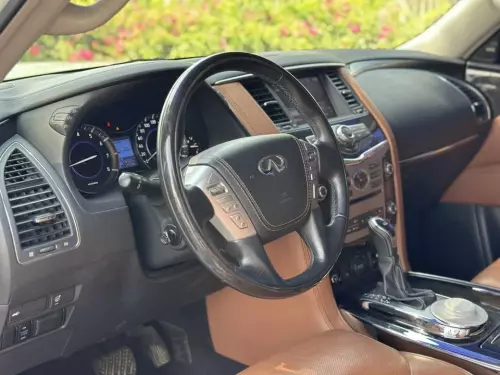 Infiniti QX80 Luxury 5.6L Petrol 2020 Model Year White Color Exterior 