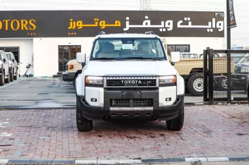 Toyota Prado Turbo 2.4L Petrol 2025 Model Year White Color Exterior 