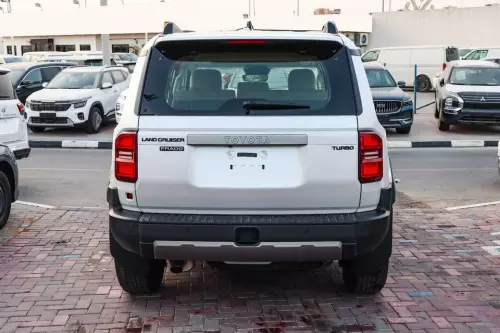 Toyota Prado Turbo 2.4L Petrol 2025 Model Year White Color Exterior 