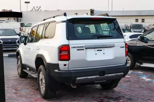 Toyota Prado Turbo 2.4L Petrol 2025 Model Year White Color Exterior 