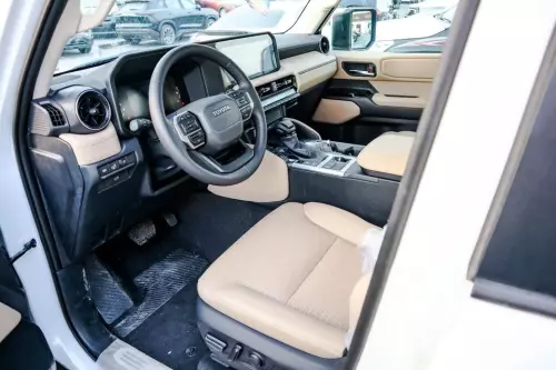 Toyota Prado Turbo 2.4L Petrol 2025 Model Year White Color Exterior 