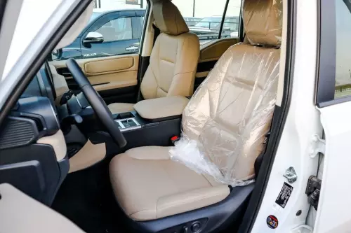 Toyota Prado Turbo 2.4L Petrol 2025 Model Year White Color Exterior 