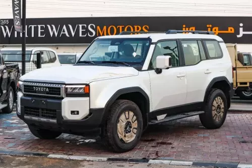 Toyota Prado Turbo 2.4L Petrol 2025 Model Year White Color Exterior 
