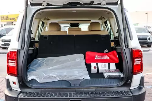 Toyota Prado Turbo 2.4L Petrol 2025 Model Year White Color Exterior 