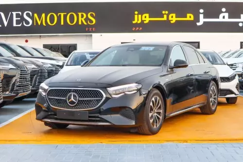 Mercedes-Benz E 200 2.0L Turbocharged 2025 Model Year Black Color Exterior 