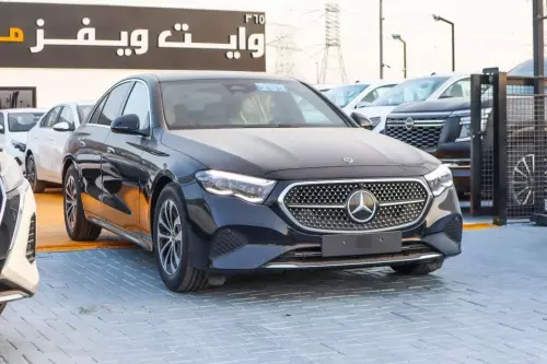 Mercedes-Benz E 200 2.0L Turbocharged 2025 Model Year Black Color Exterior 