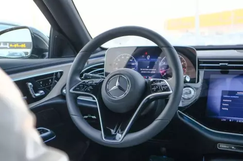 Mercedes-Benz E 200 2.0L Turbocharged 2025 Model Year Black Color Exterior 