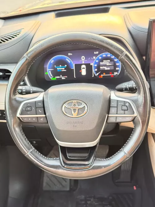 Toyota Highlander XLE Hybrid 2.5L 2023 Model Year Black Color Exterior 