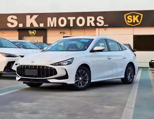 MG 5 First Edition 1.5L Petrol V4 2025 Model Year White Color Exterior