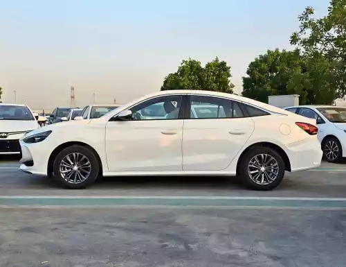 MG 5 First Edition 1.5L Petrol V4 2025 Model Year White Color Exterior