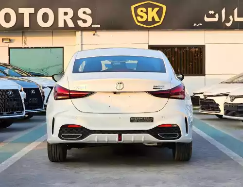 MG 5 First Edition 1.5L Petrol V4 2025 Model Year White Color Exterior