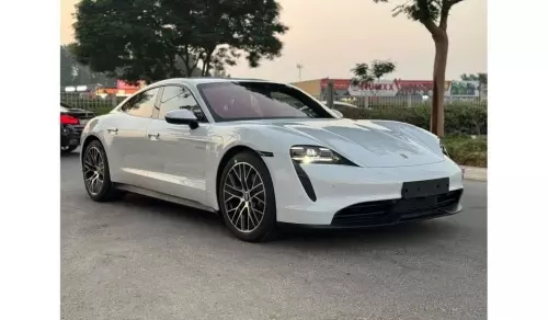 Porsche Taycan Standard Fully Electric 2023 Model Year White Color Exterior