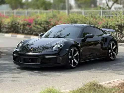 Porsche 911 Turbo S 3.8L 2024 Model Year Black Color Exterior