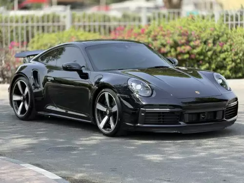 Porsche 911 Turbo S 3.8L 2024 Model Year Black Color Exterior