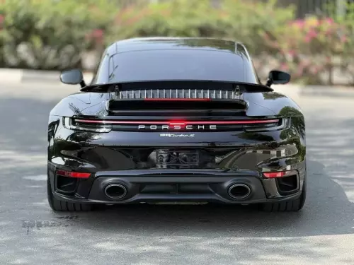 Porsche 911 Turbo S 3.8L 2024 Model Year Black Color Exterior