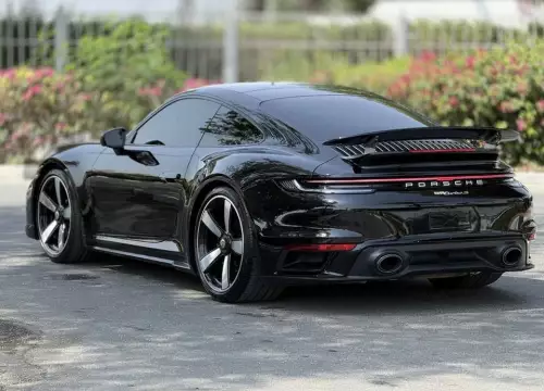 Porsche 911 Turbo S 3.8L 2024 Model Year Black Color Exterior