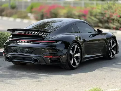 Porsche 911 Turbo S 3.8L 2024 Model Year Black Color Exterior
