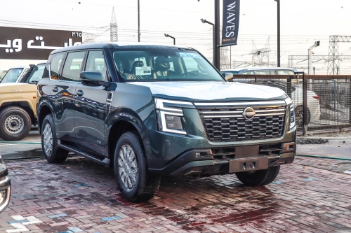 Nissan Petrol SE 3.5L Petrol 2025 Model Year Green Color Exterior 