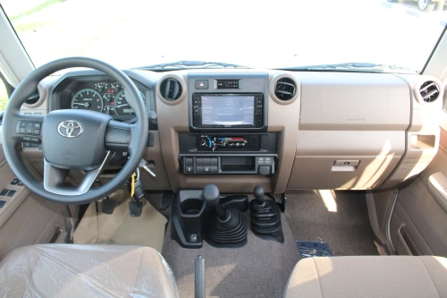 TOYOTA LAND CRUISER LC76 2024 MODEL YEAR 4.5L V8 DIESEL E GRADE MANUAL WHITE EXTERIOR