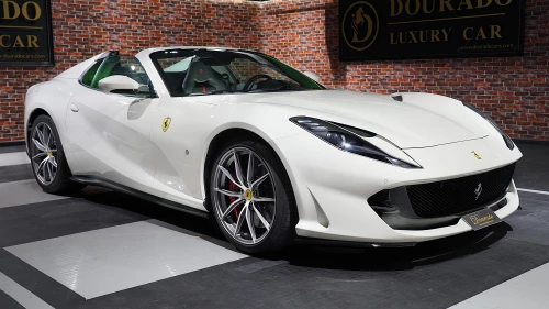 2022 Ferrari 812 GTS Bianco Avus Exterior