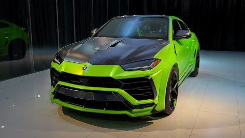 2021 Lamborghini Urus Capsule Novitec, Verde Mantis Green Exterior