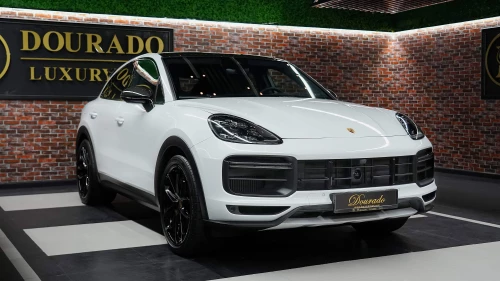 2023 Porsche Cayenne Turbo GT Coupe Chalk White Exterior
