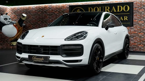 2023 Porsche Cayenne Turbo GT Coupe Chalk White Exterior