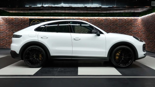 2023 Porsche Cayenne Turbo GT Coupe Chalk White Exterior