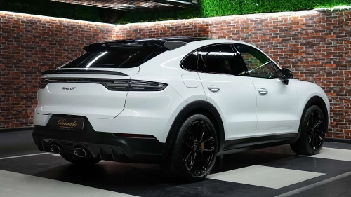 2023 Porsche Cayenne Turbo GT Coupe Chalk White Exterior