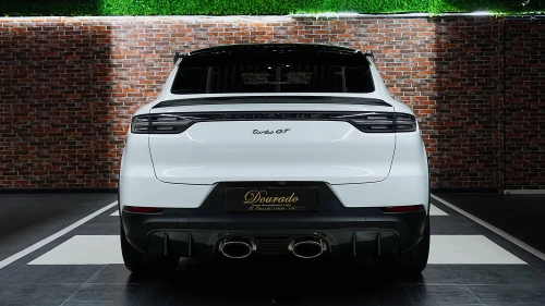 2023 Porsche Cayenne Turbo GT Coupe Chalk White Exterior