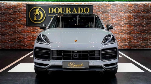 2023 Porsche Cayenne Turbo GT Coupe Arctic Grey Exterior