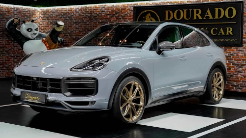 2023 Porsche Cayenne Turbo GT Coupe Arctic Grey Exterior