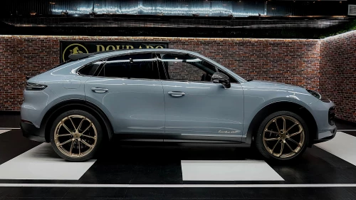 2023 Porsche Cayenne Turbo GT Coupe Arctic Grey Exterior