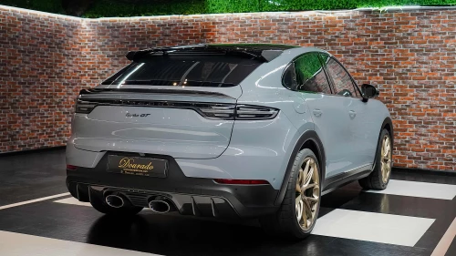 2023 Porsche Cayenne Turbo GT Coupe Arctic Grey Exterior