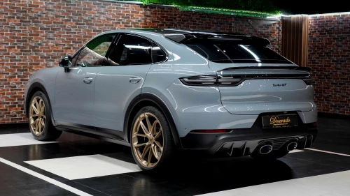 2023 Porsche Cayenne Turbo GT Coupe Arctic Grey Exterior