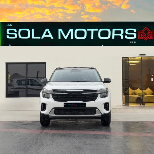 KIA Seltos 1.5L Petrol FWD 2025 Model Year White Color Exterior