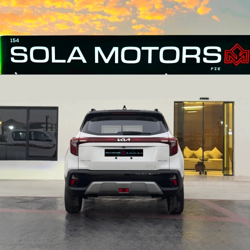 KIA Seltos 1.5L Petrol FWD 2025 Model Year White Color Exterior