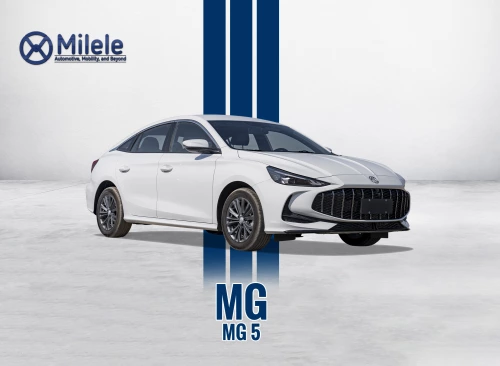  MG 5 1.5L 2025 MODEL YEAR WHITE COLOR EXTERIOR