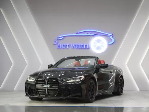2022  BMW M4 COMPETITION, V6 SOFT-TOP CONVERTIBLE, BLACK COLOR EXTERIOR