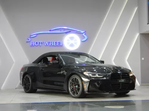 2022  BMW M4 COMPETITION, V6 SOFT-TOP CONVERTIBLE, BLACK COLOR EXTERIOR