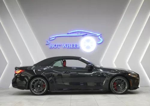 2022  BMW M4 COMPETITION, V6 SOFT-TOP CONVERTIBLE, BLACK COLOR EXTERIOR
