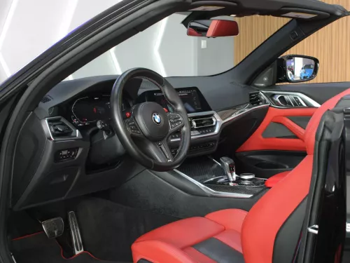 2022  BMW M4 COMPETITION, V6 SOFT-TOP CONVERTIBLE, BLACK COLOR EXTERIOR