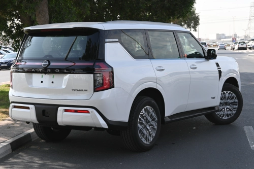 Nissan Patrol LE Titanium 3.5TT, 2026 Model Year, White Exterior