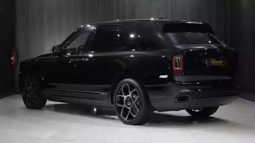 2022 Rolls Royce Cullinan Black Badge, Diamond Black Exterior, Orange Interior