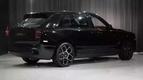 2022 Rolls Royce Cullinan Black Badge, Diamond Black Exterior, Orange Interior