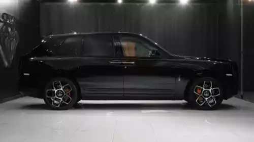 2022 Rolls Royce Cullinan Black Badge, Diamond Black Exterior, Orange Interior