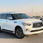 Infiniti QX80 5.6L Petrol 2019 Model Year White Color Exterior - Thumbnail 1