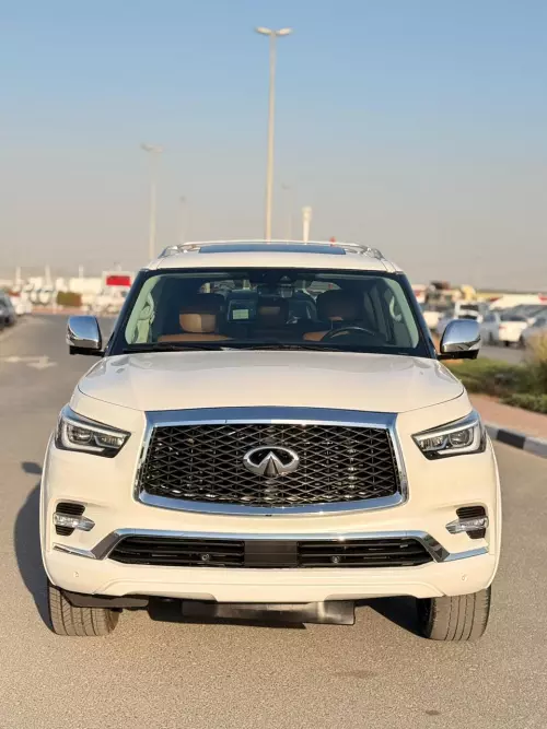 Infiniti QX80 5.6L Petrol 2019 Model Year White Color Exterior